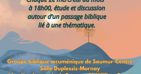 GROUPE BIBLIQUE ŒCUMÉNIQUE – Saumur Centre