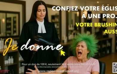 CONFIEZ VOTRE ÉGLISE À UNE PRO… VOTRE BRUSHING AUSSI !
